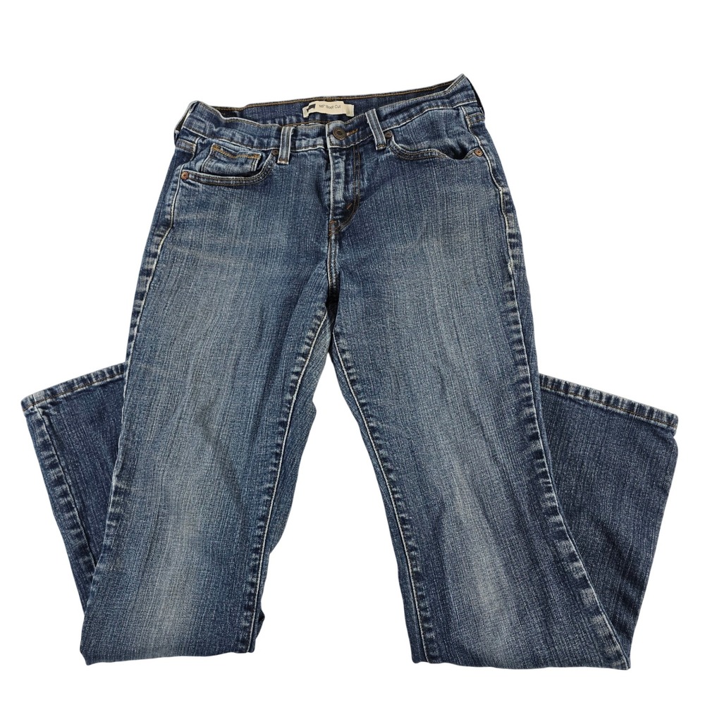 Levi's 515 Boot Cut Jeans Women's Blue Wash Denim Pants Size 6 S C‎